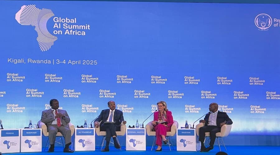 AI Summit held in Rwanda featuring CircuitNotion showcasing African artificial intelligence developments in Kigali